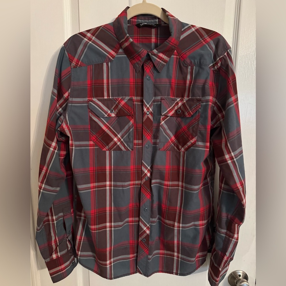 Men's The North Face Plaid Button Shirt Size Medium